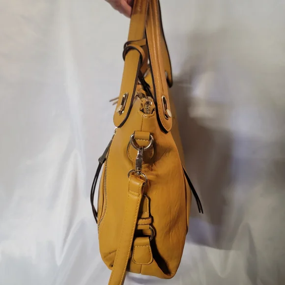 Jessica Simpson Mustard Shoulder Bag - Picture 3 of 8